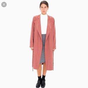 RAREAmerican Apparel Dylan Trench Coat Cocoa Bean